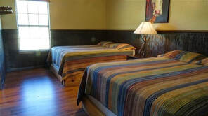 Beds in cabin have an optional clean linen free