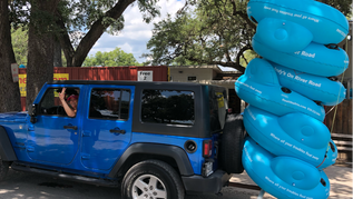 Tube rental at Andy's on River Road in Concan Texas